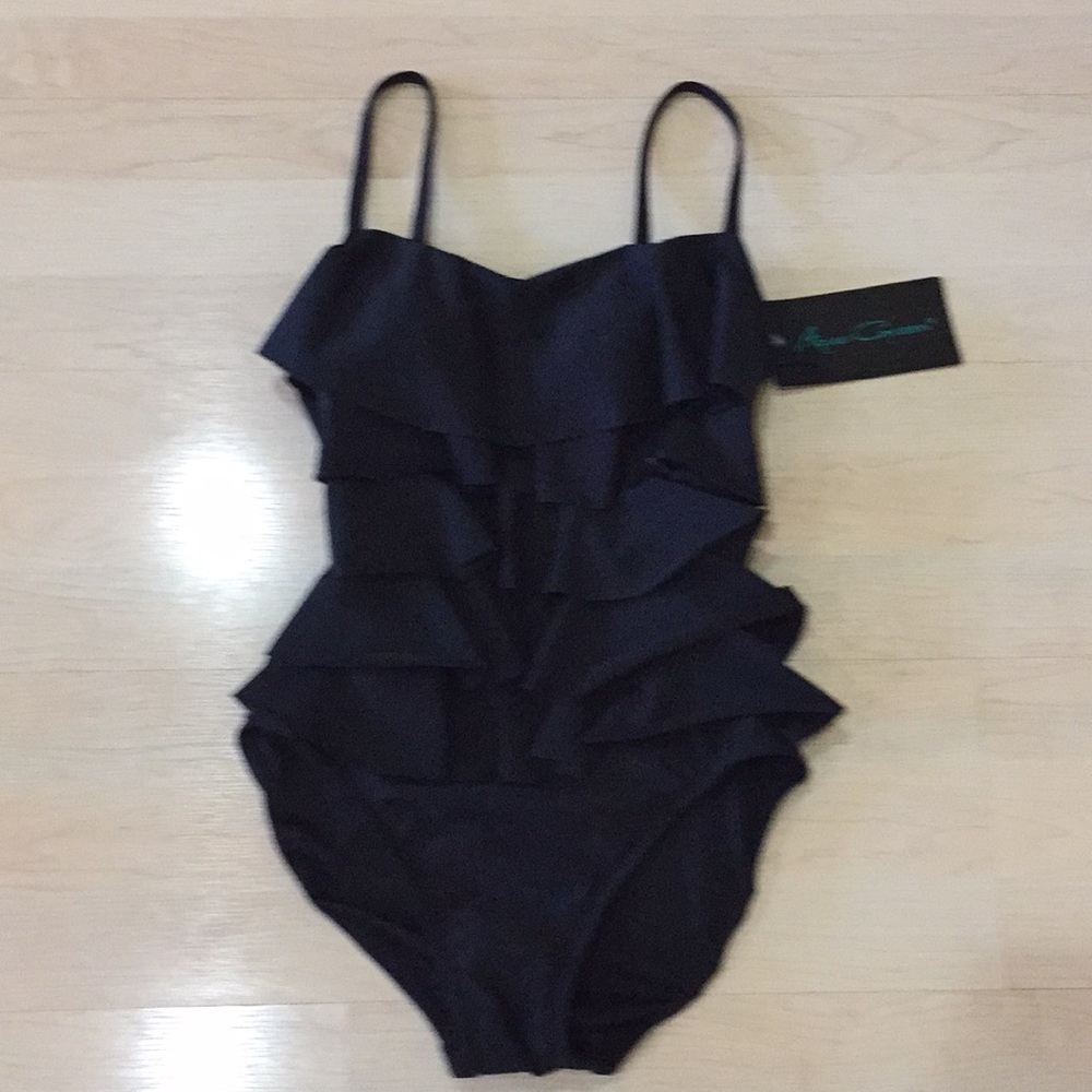 New with tag one piece black bathing suit small